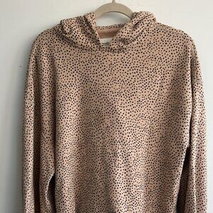 Abercrombie & Fitch Soft Collection Animal Print Hoodie, Size L